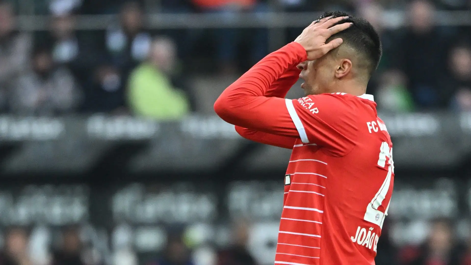 Un disperato Cancelo