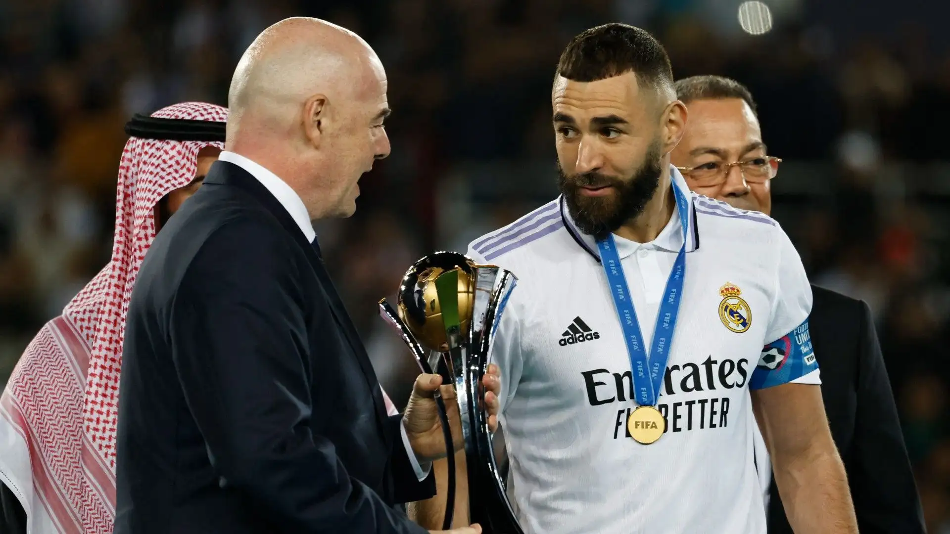 L'attaccante francese ha segnato il terzo gol per il Real Madrid