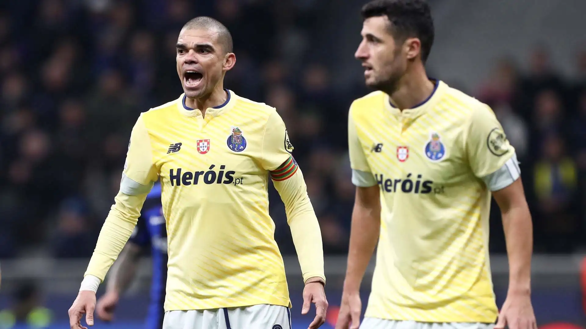Pepe, come sempre, ha cercato di caricare i suoi compagni di squadra