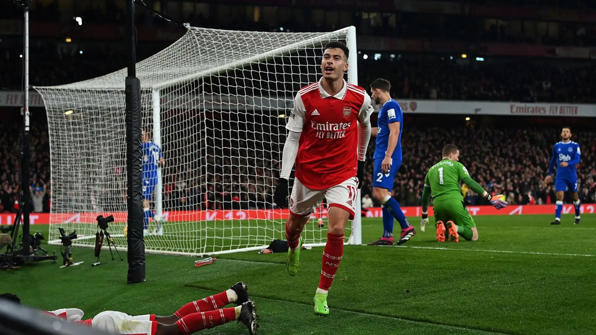 In classifica la squadra di Arteta ha cinque punti di vantaggio sul Manchester City