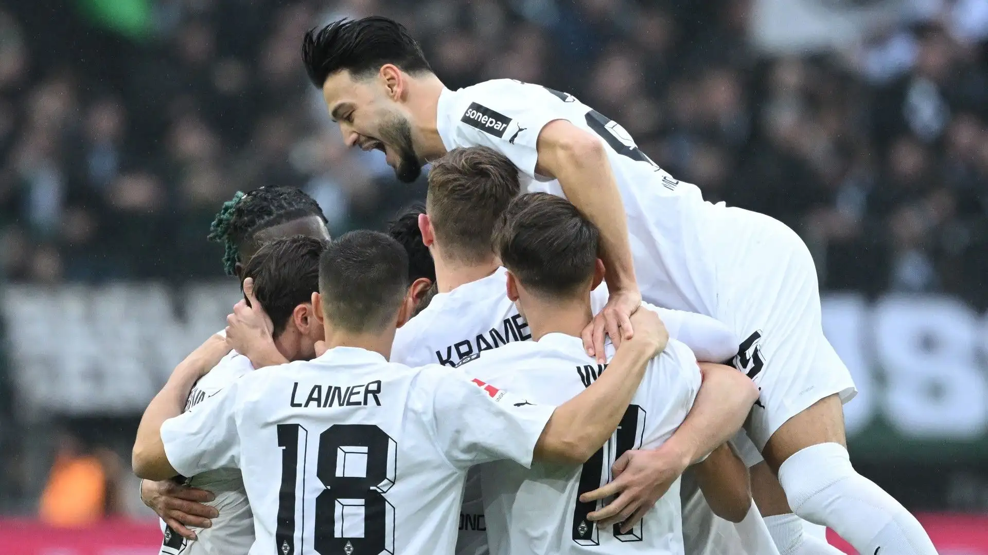 6- Borussia Monchengladbach 233,00 mln €
