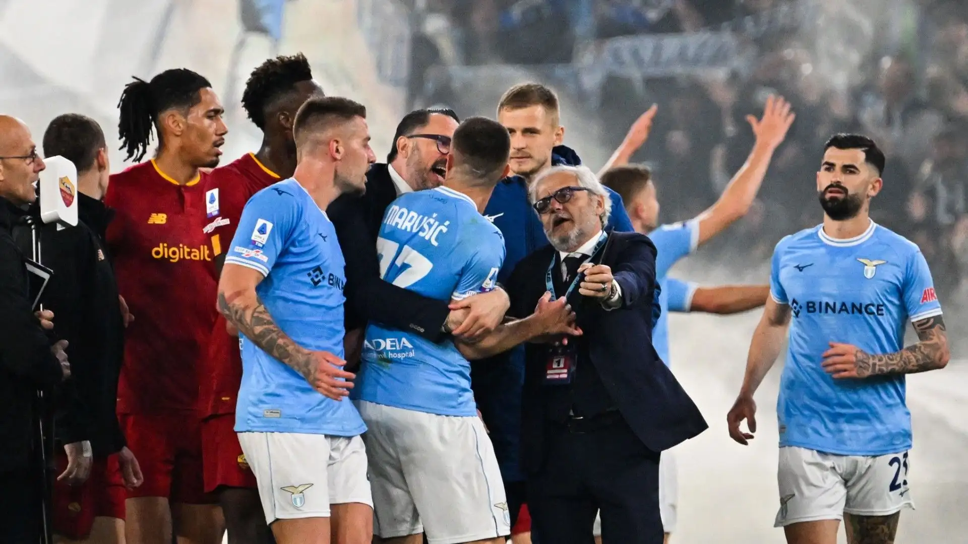 Nel finale di partita si è scatenato il caos