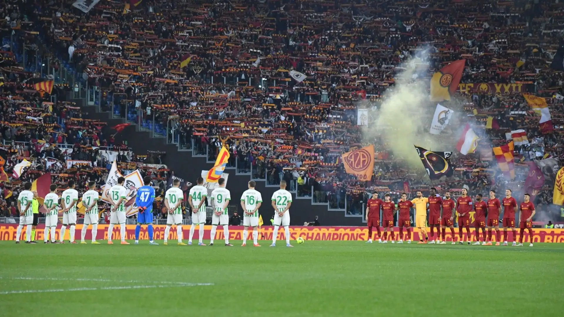 Tantissime emozioni nei primi 45 minuti di partita