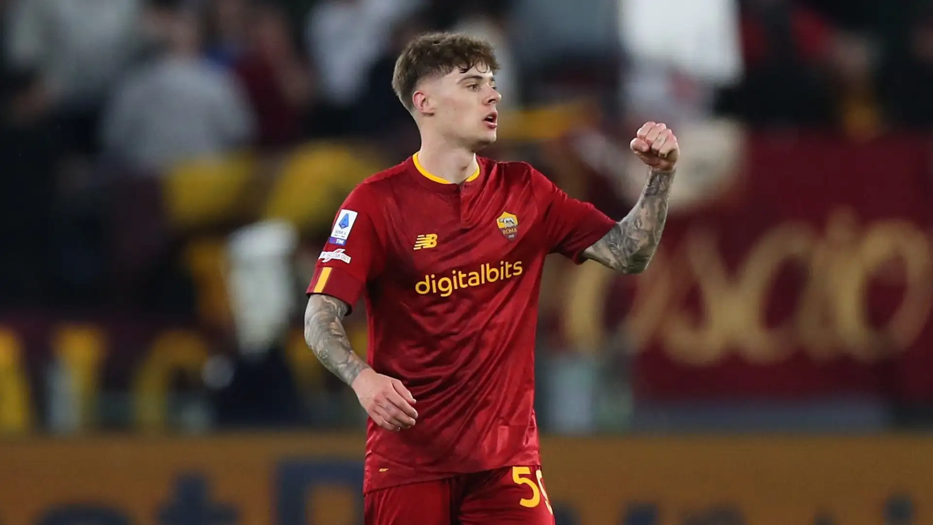 Zalewski ha segnato il gol per la Roma