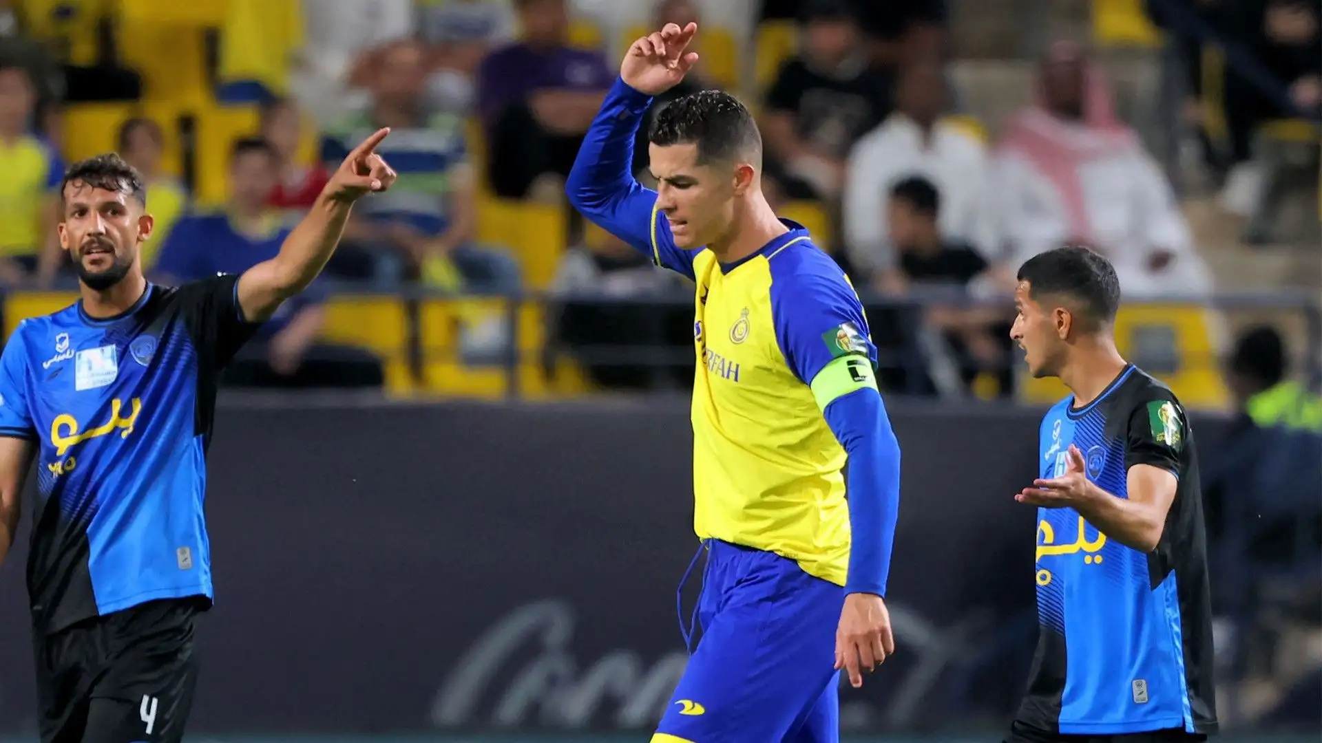 Il campione è sembrato molto nervoso durante la partita