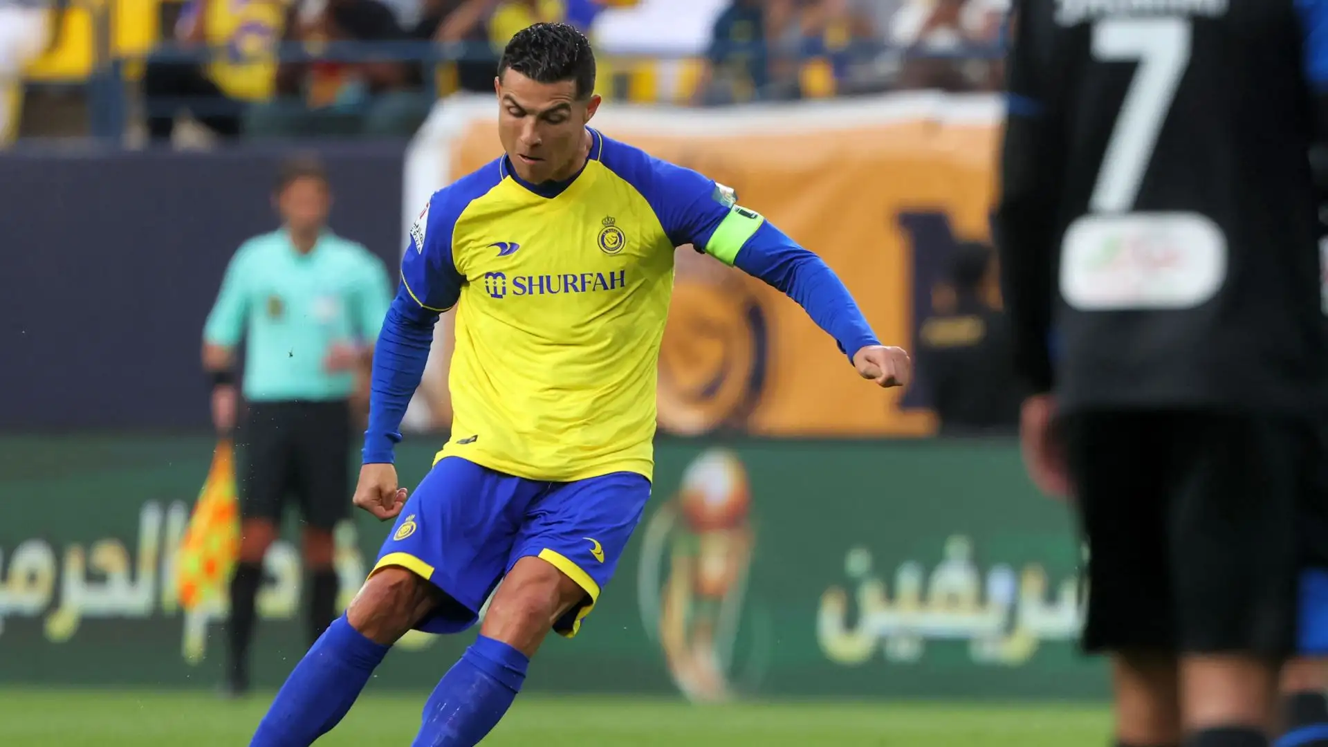 Cristiano Ronaldo ha provato a fare gol anche da calcio di punizione