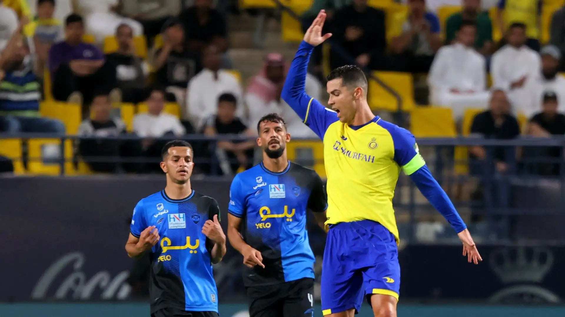 Qui non ha gradito una decisione dell'arbitro