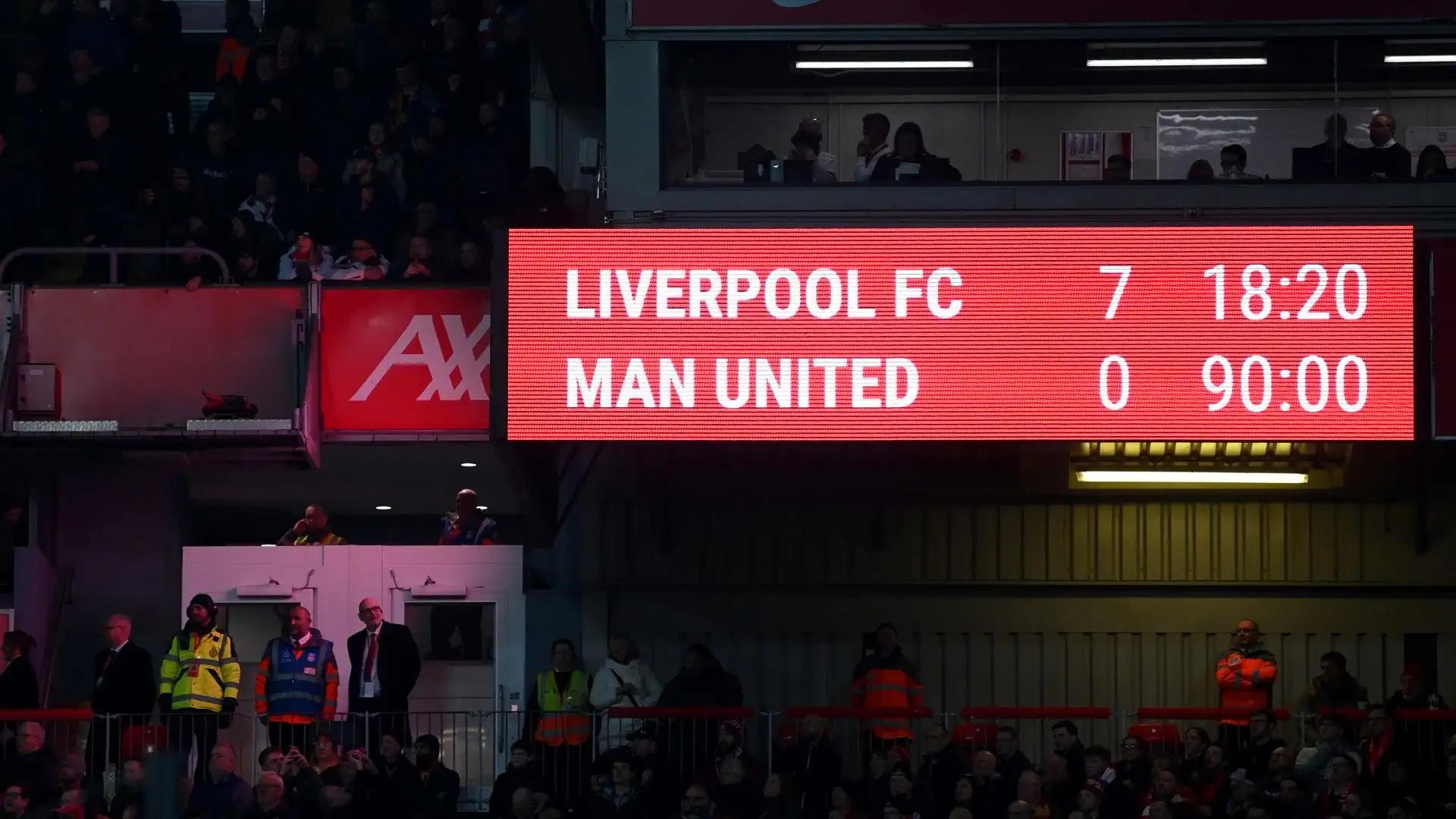 Una giornata pessima per i tifosi dello United