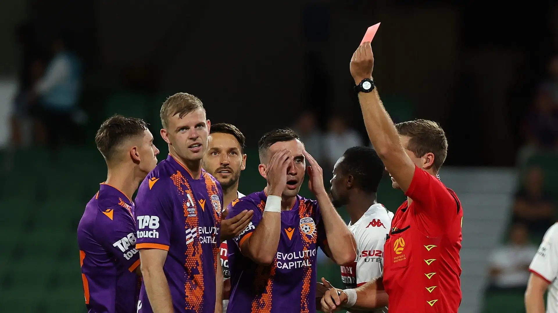E' successo in Australia durante la partita tra Perth Glory e Western Sydney Wanderers
