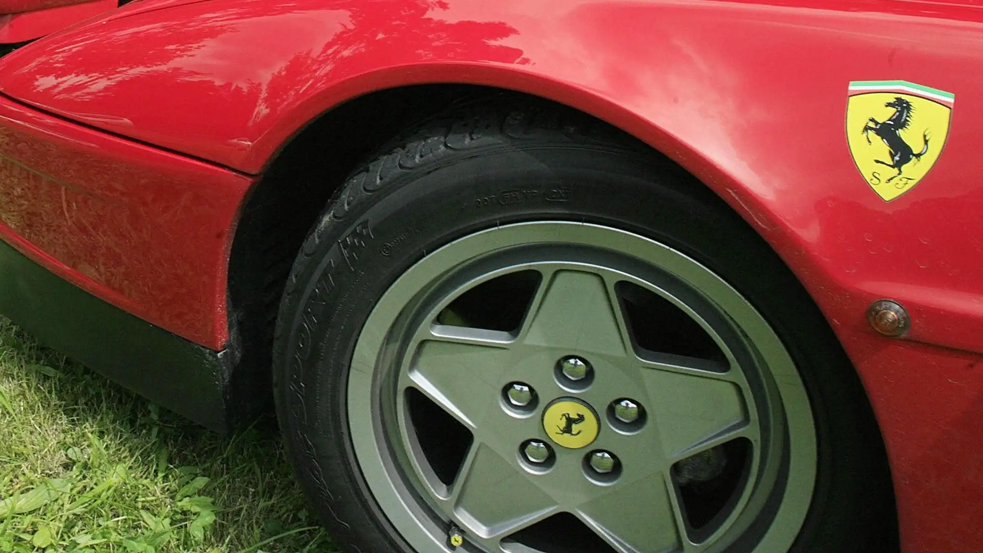 Un dettaglio dell'auto
