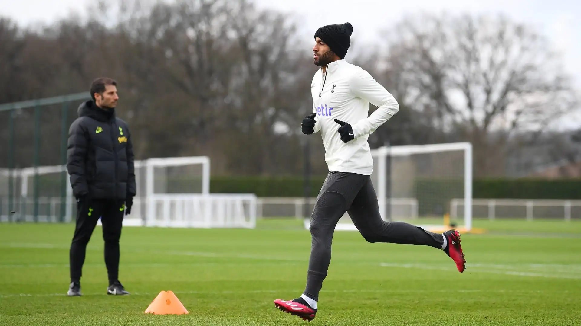 Qui inquadrato Lucas Moura, che proverà a dare il suo contributo dalla panchina