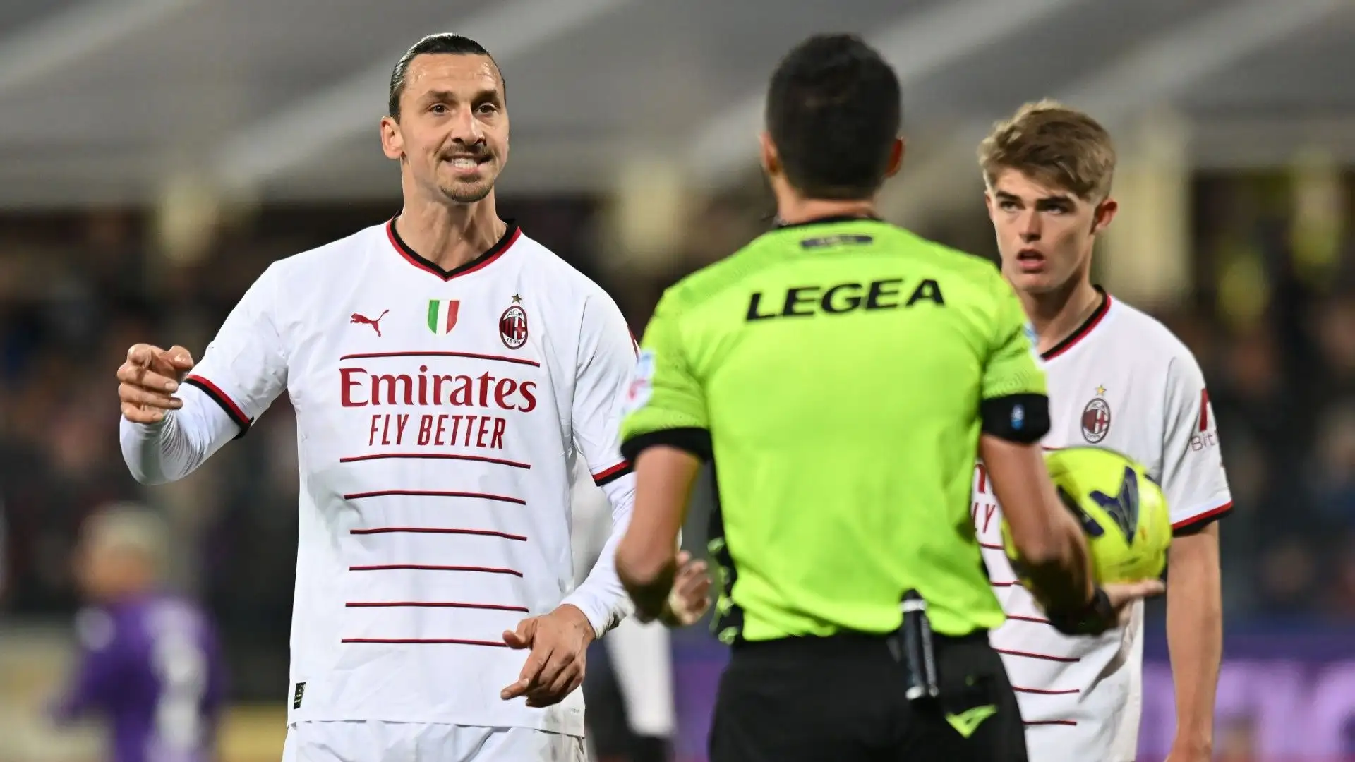Ibrahimović si è anche innervosito con l'arbitro