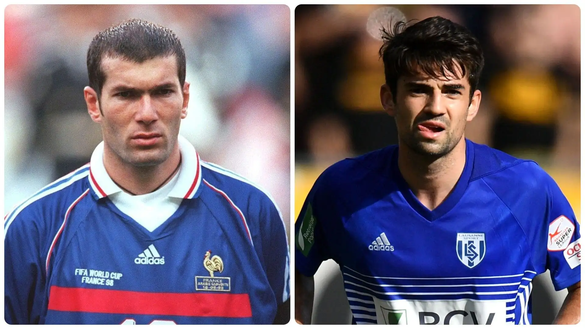Zinedine Zidane e Enzo Zidane
