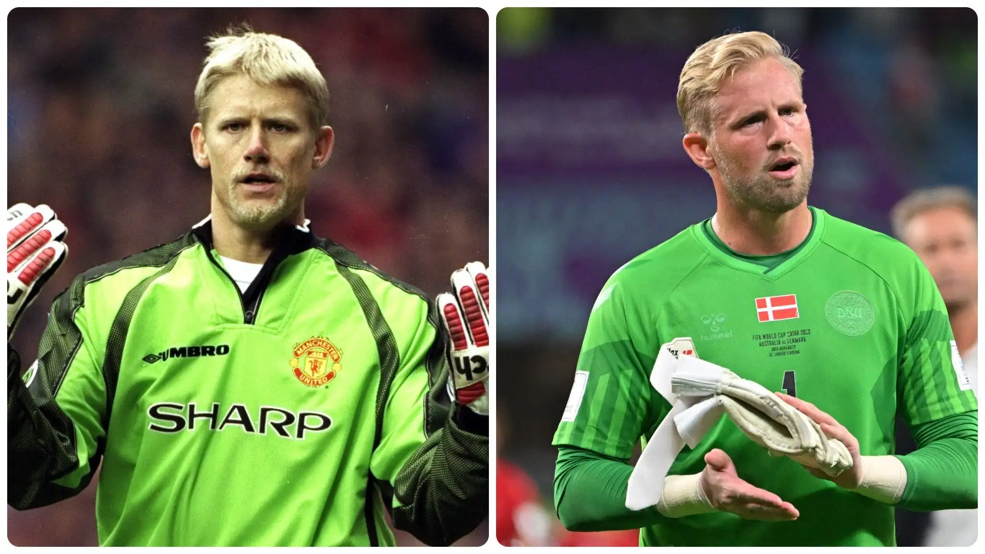 Peter Schmeichel e Kasper Schmeichel
