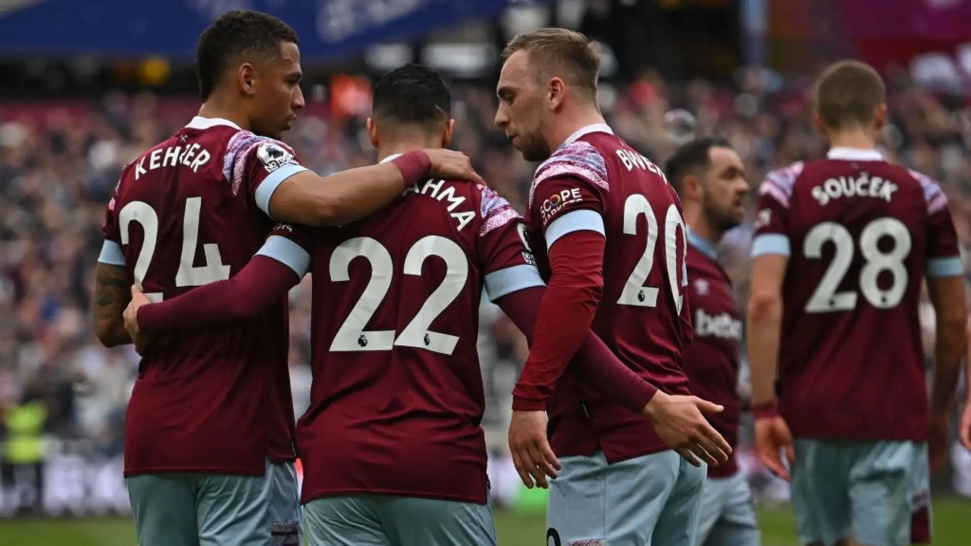 8- West Ham United 451,50 mln €