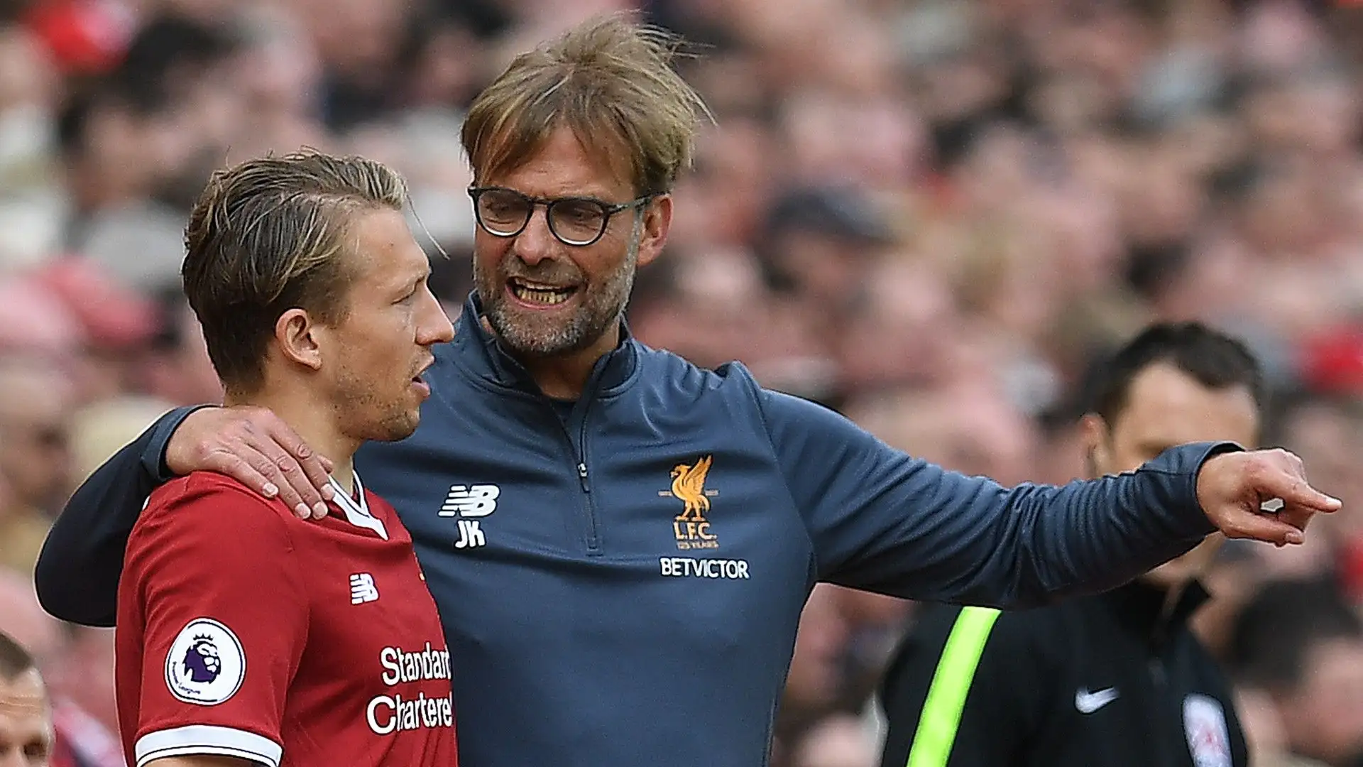 Lucas Leiva e Klopp 