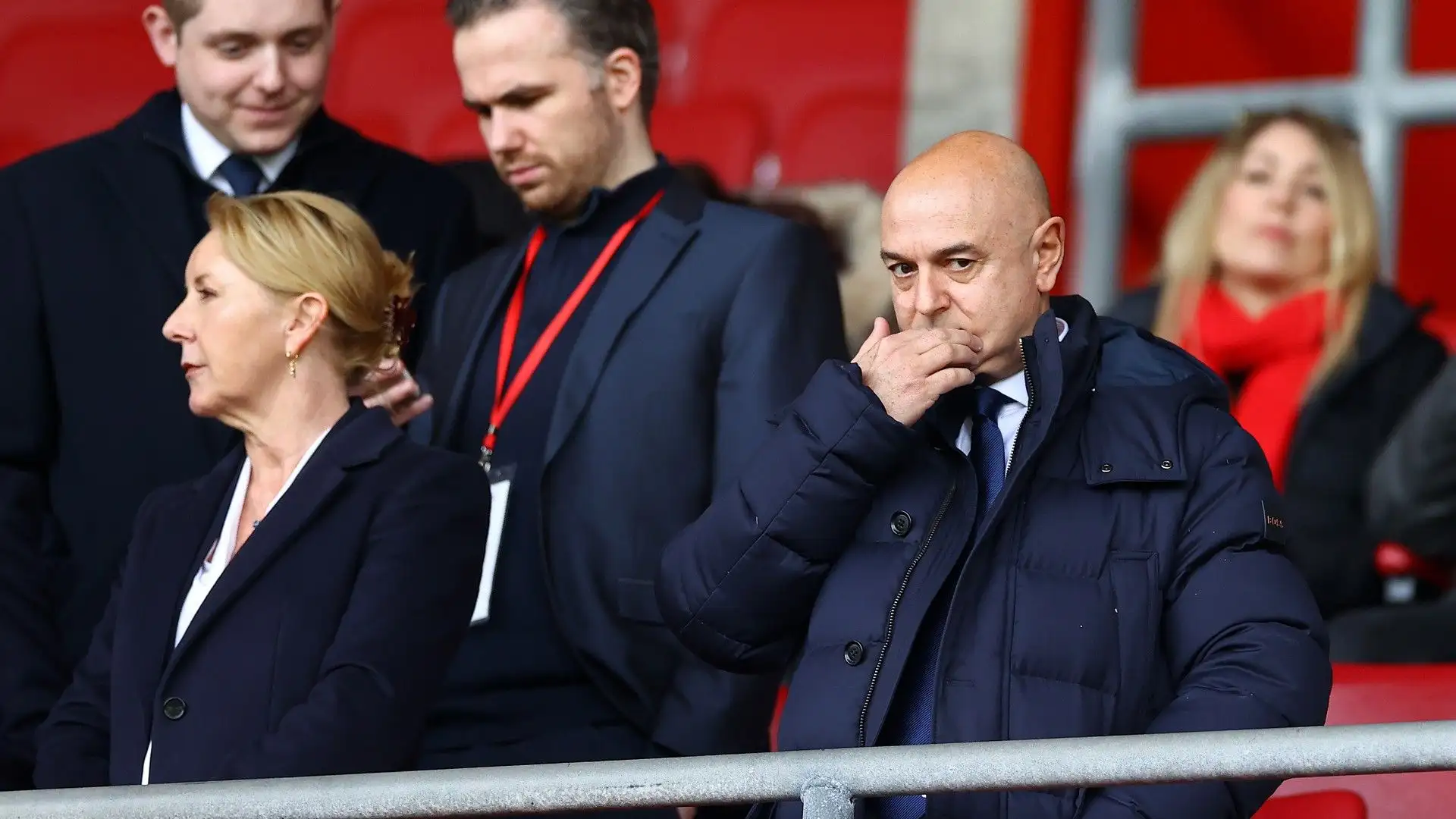 Daniel Levy presente allo stadio