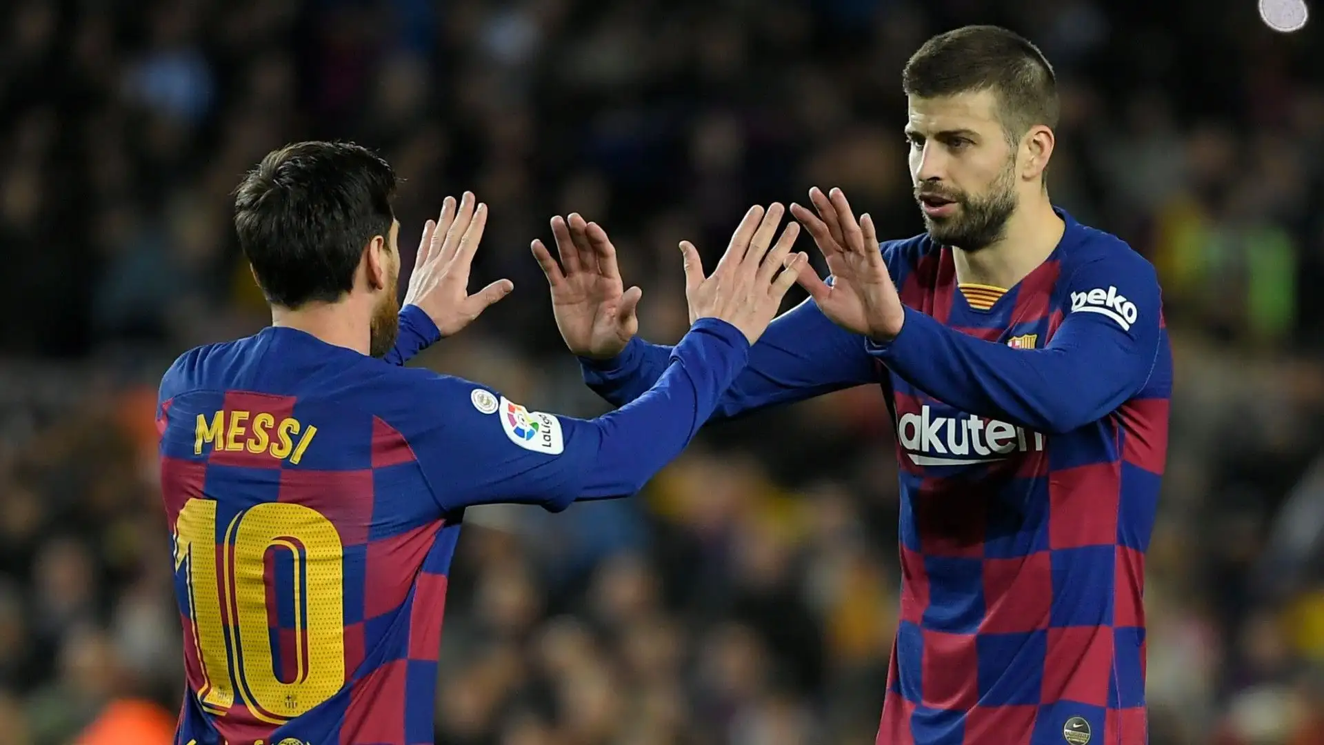 Gerard Piqué e Lionel Messi sono stati compagni di squadra per molti anni al Barcellona