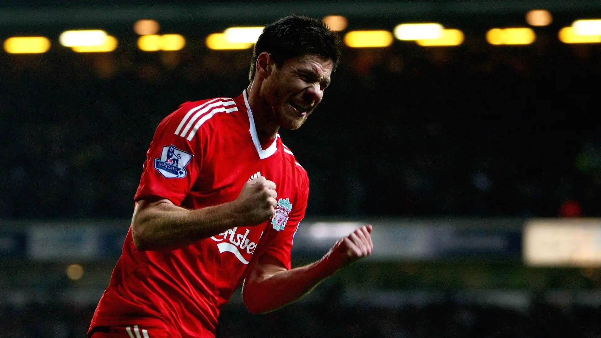 Xabi Alonso all'Arsenal nel 2008
