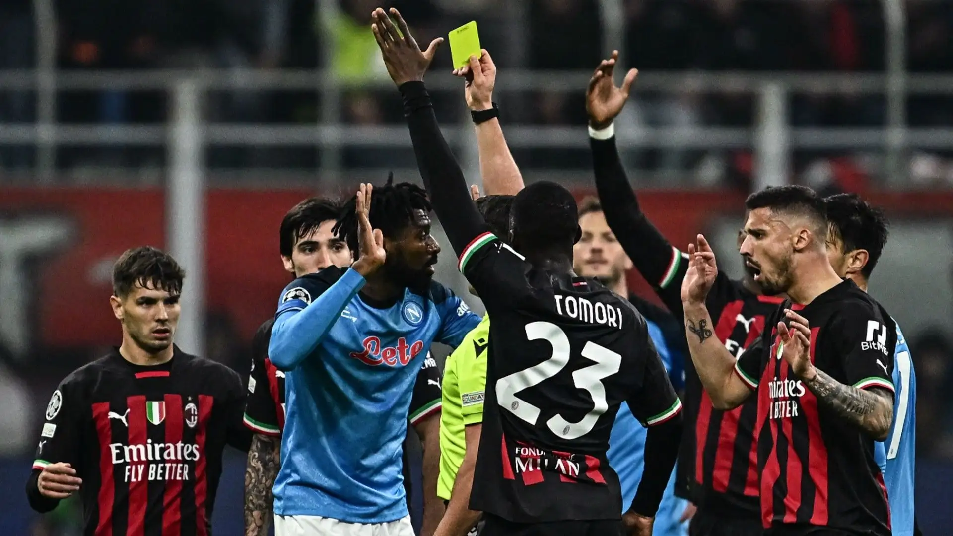 Dopo la partita l'allenatore del Napoli Spalletti ha duramente criticato l'arbitraggio