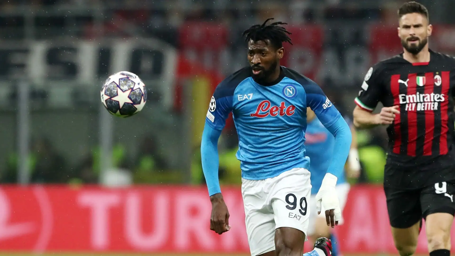 Il Milan ha vinto 1-0: al ritorno la squadra di Spalletti dovrà ribaltare il risultato per accedere alla semifinale di Champions League