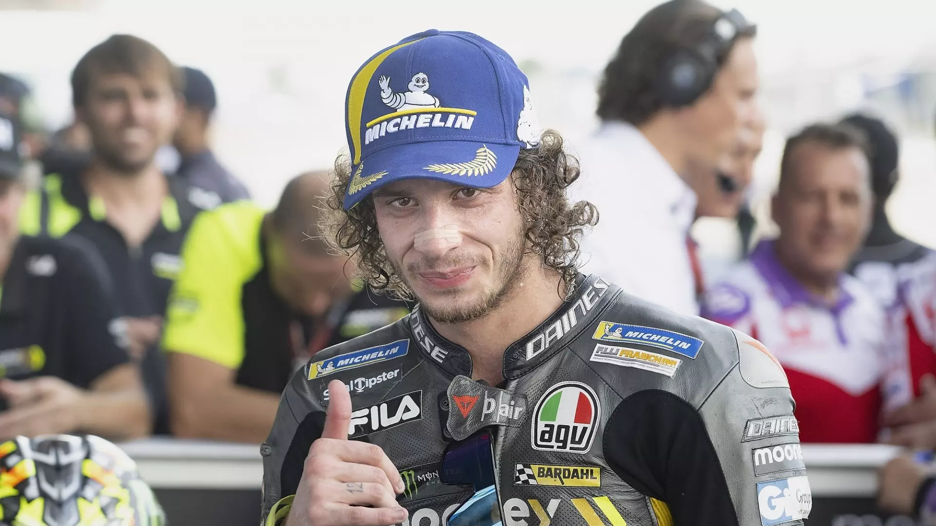 Marco Bezzecchi, messaggio a Uccio e a Valentino Rossi: “Che fortuna”