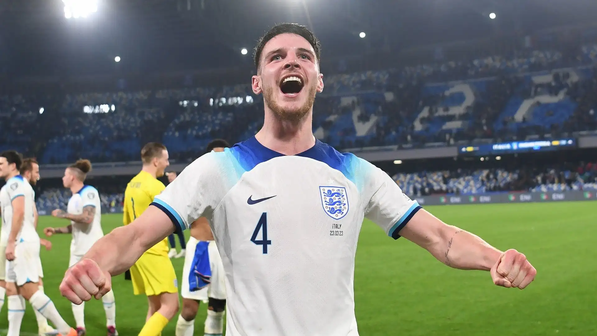 Declan Rice è uno dei punti fermi nel centrocampo dell'Inghilterra