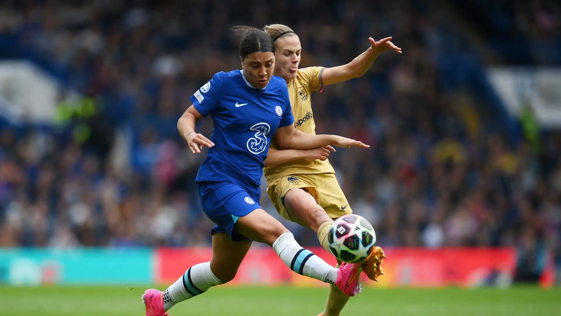 Al minuto 4 ha fatto gol l'attaccante norvegese Caroline Graham Hansen