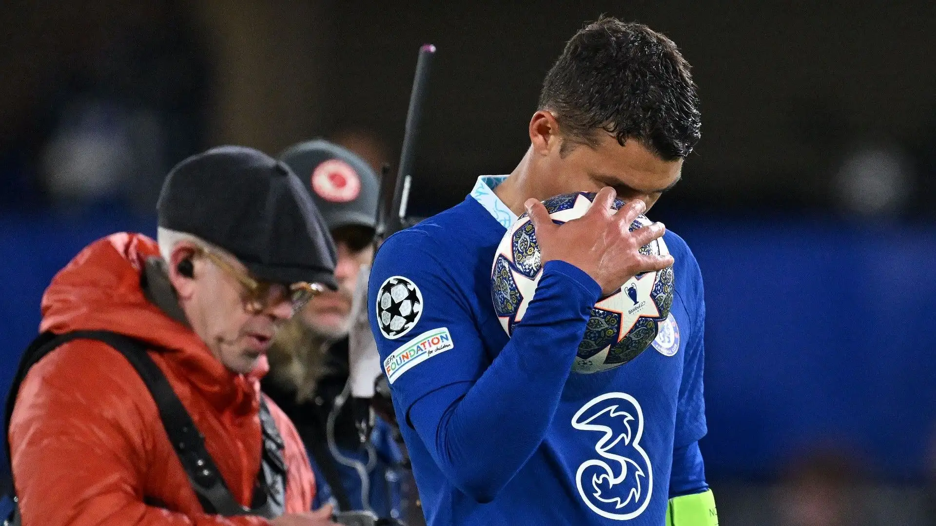 Thiago Silva era disperato al termine della partita con il Real Madrid