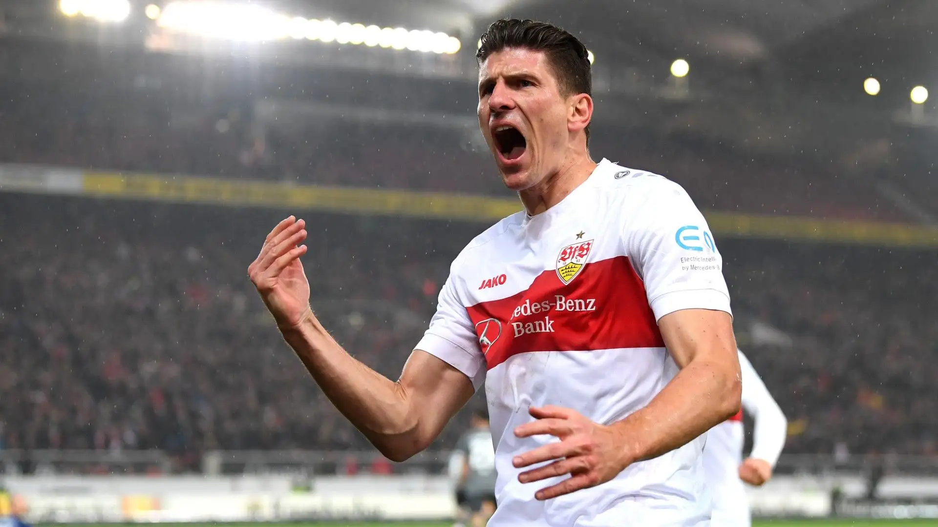 Mario Gómez: con la maglia del Bayern Monaco, squadra nella quale ha militato dal 2009 al 2013, ha conquistato sette trofei. In Germania ha giocato anche per lo Stoccarda
