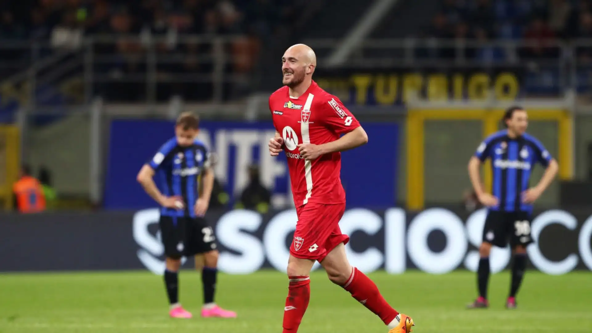 L'Inter ha subito gol sugli sviluppi di un corner.