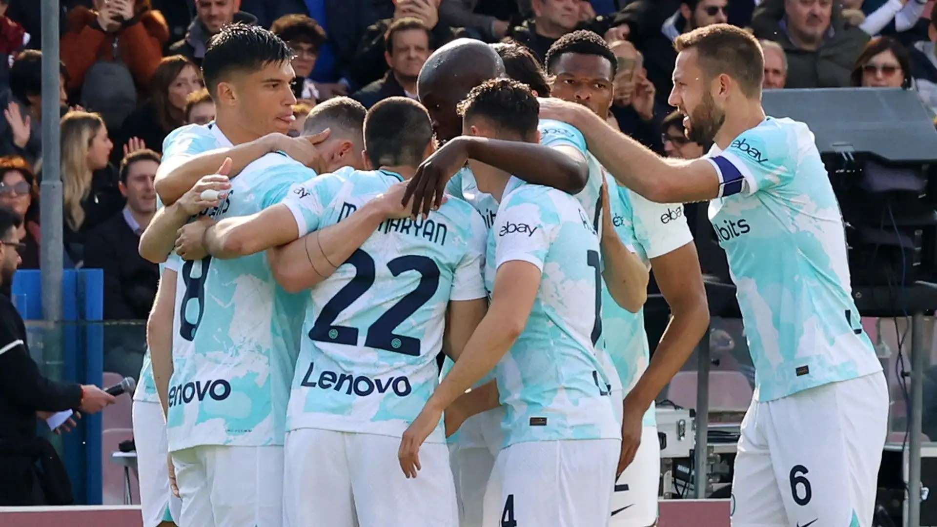 Robin Gosens ha segnato il gol per l'Inter al minuto 6