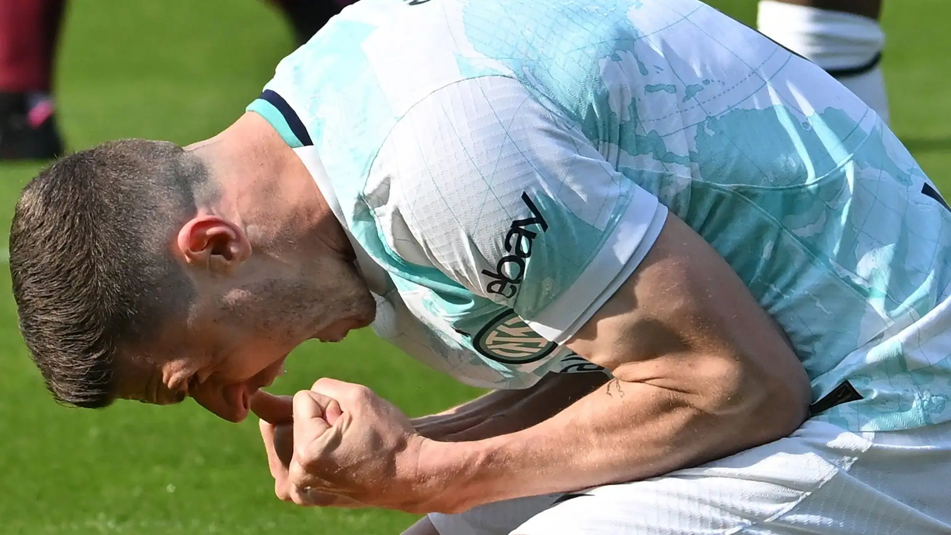 Robin Gosens ha affrontato tantissimi infortuni ultimamente: al momento del gol ha festeggiato alla grande