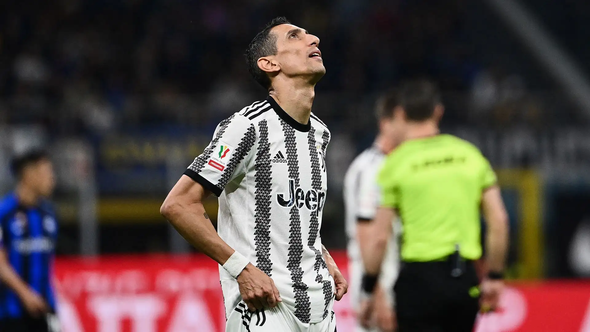 E' evidente il rammarico di Di Maria