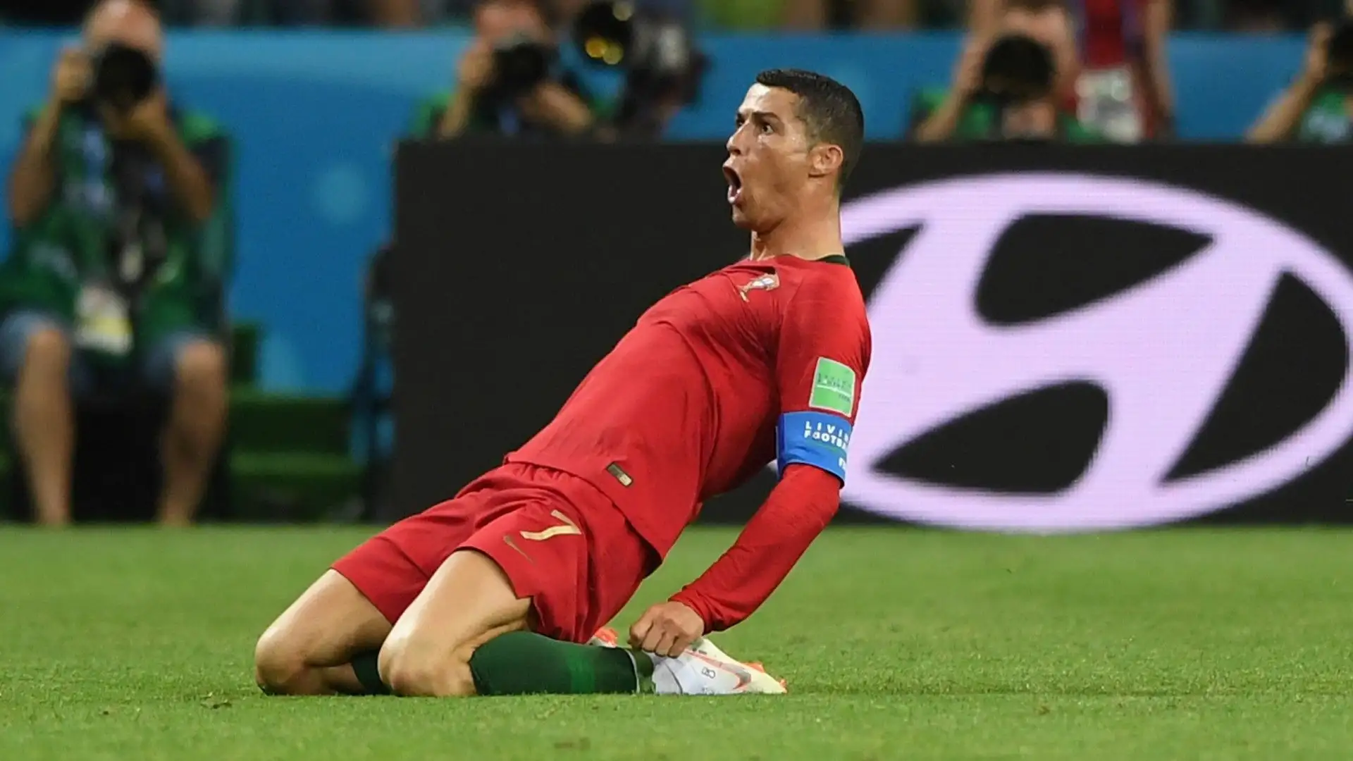 Nella sfida del gruppo B dei mondiali in Russia il campione portoghese realizzò una tripletta (4', 44', 88')
