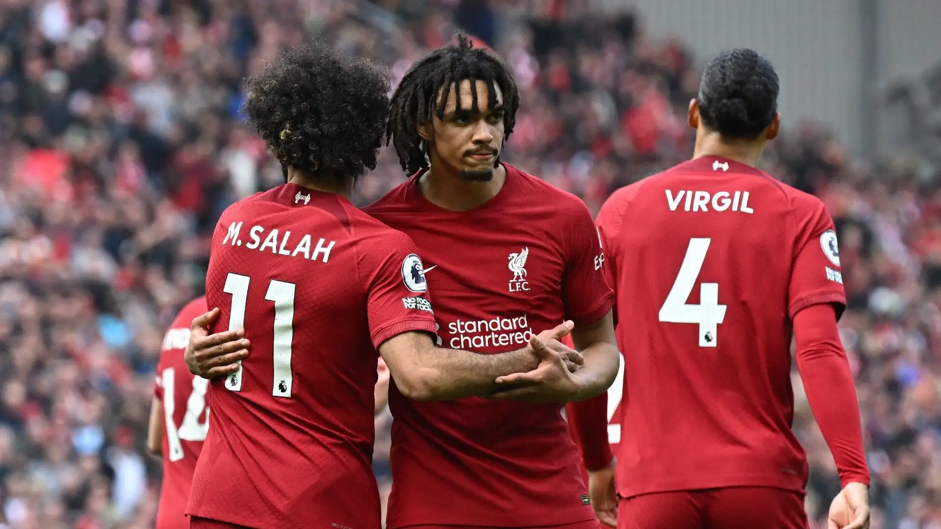 Il velocissimo attaccante egiziano ha realizzato il gol che ha deciso la partita in favore del Liverpool