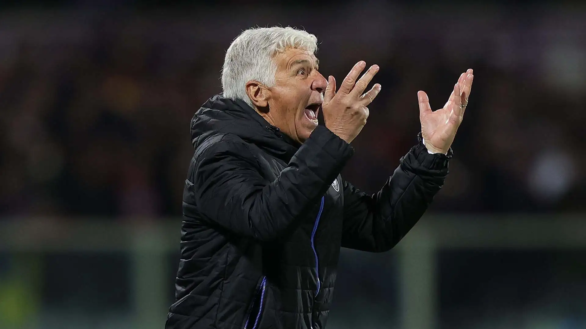 Gasperini, dopo il primo tempo, era soddisfatto benché agitato