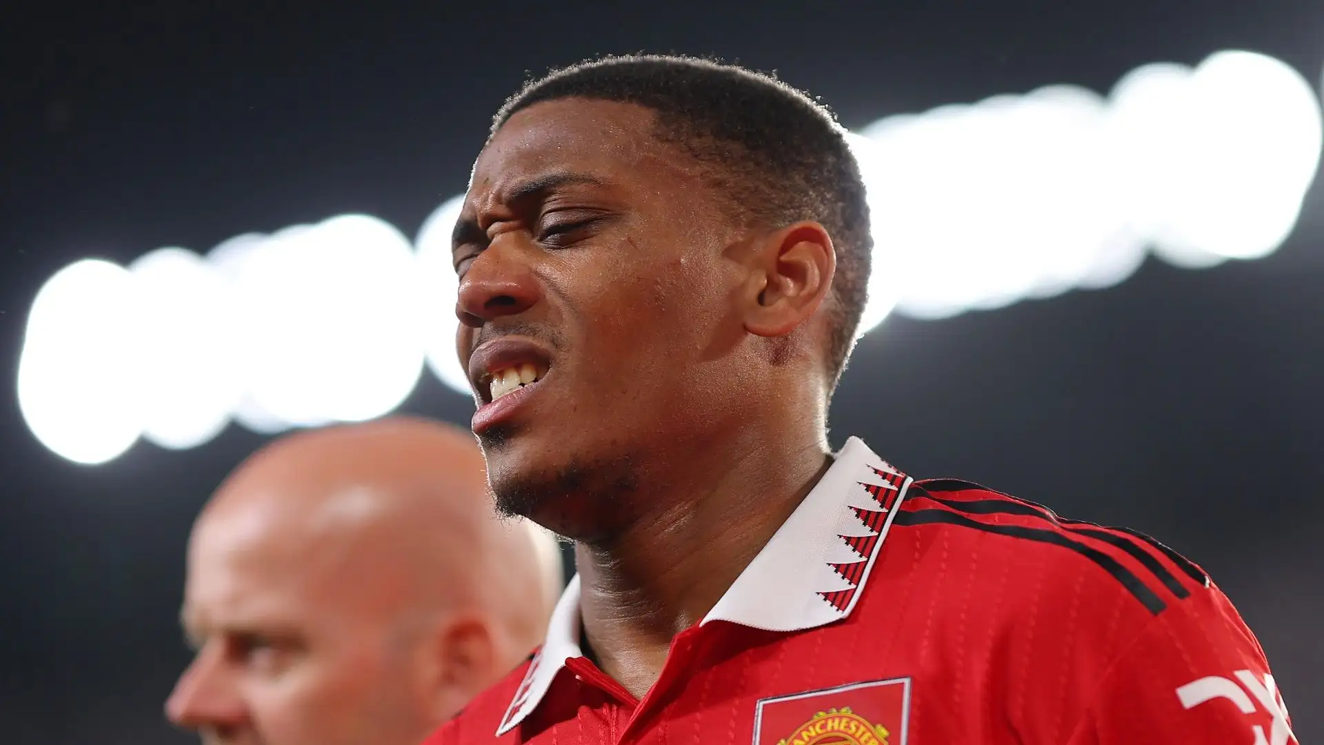 Martial si è infortunato nel corso della partita