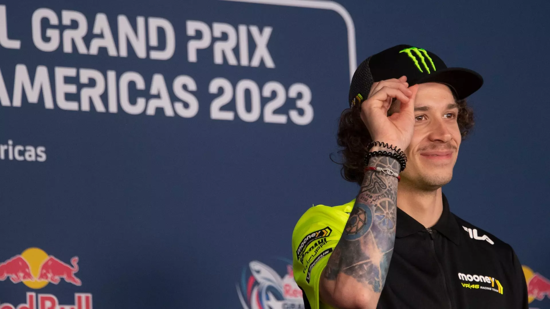 MotoGp, VR46: Marco Bezzecchi non perde il sorriso