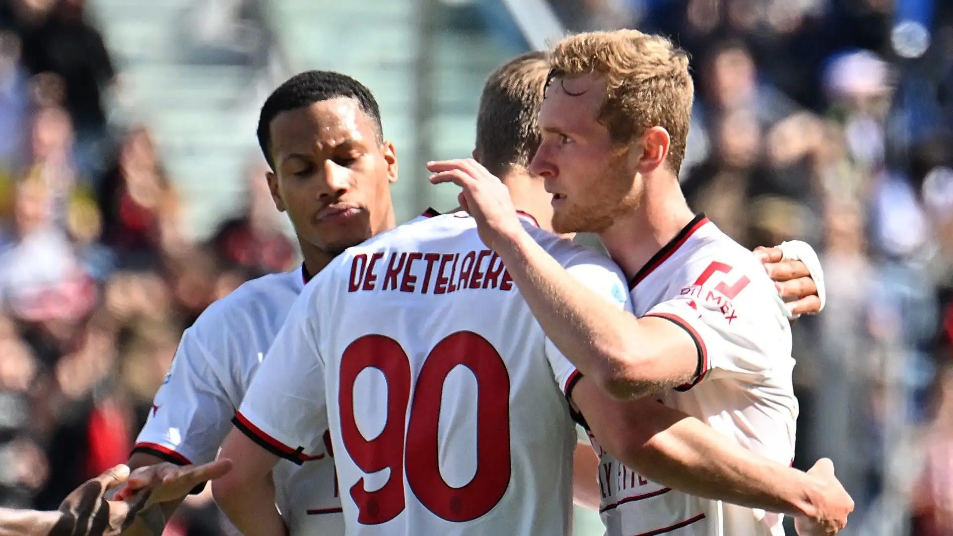 Per il Milan ha segnato Tommaso Pobega. Il centrocampista ha scaricato nella porta avversaria un potente tiro con il piede sinistro