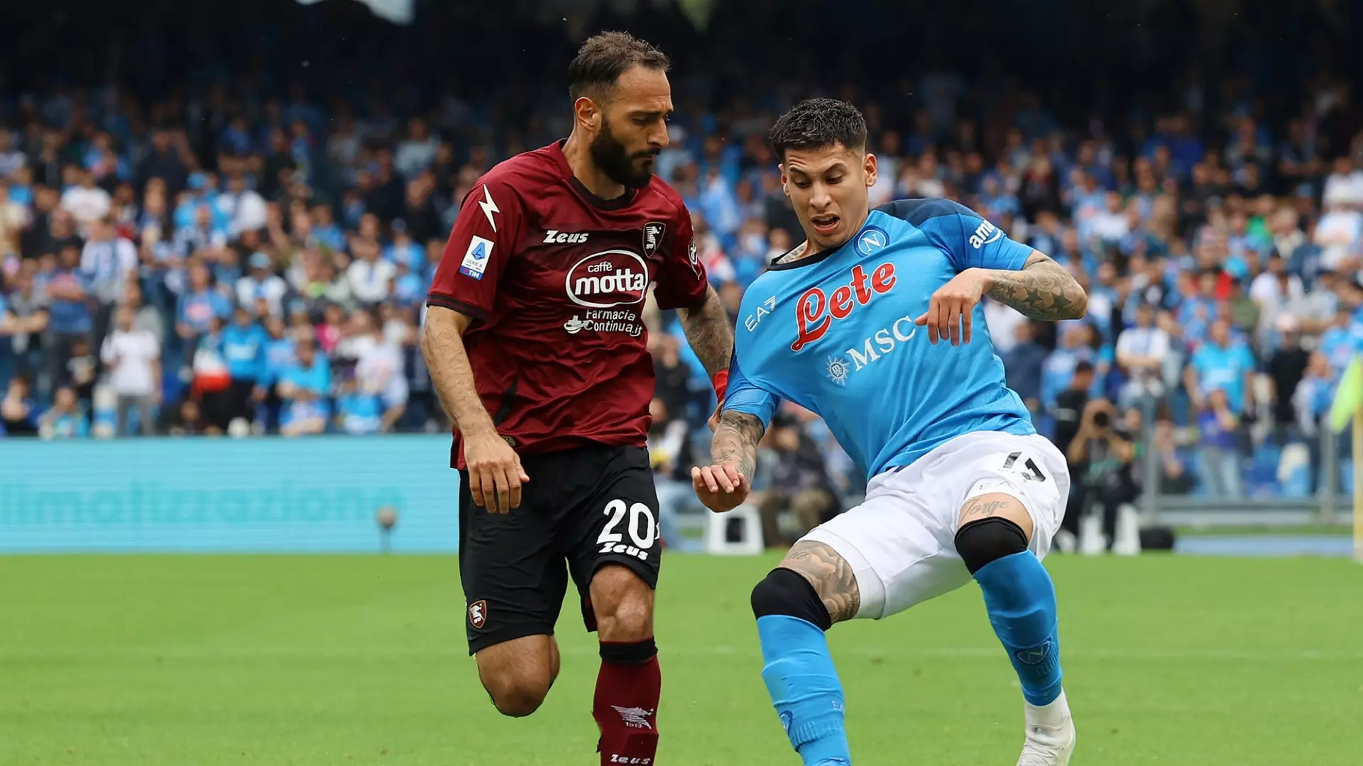 Napoli, festa scudetto rinviata: solo 1-1 con la Salernitana