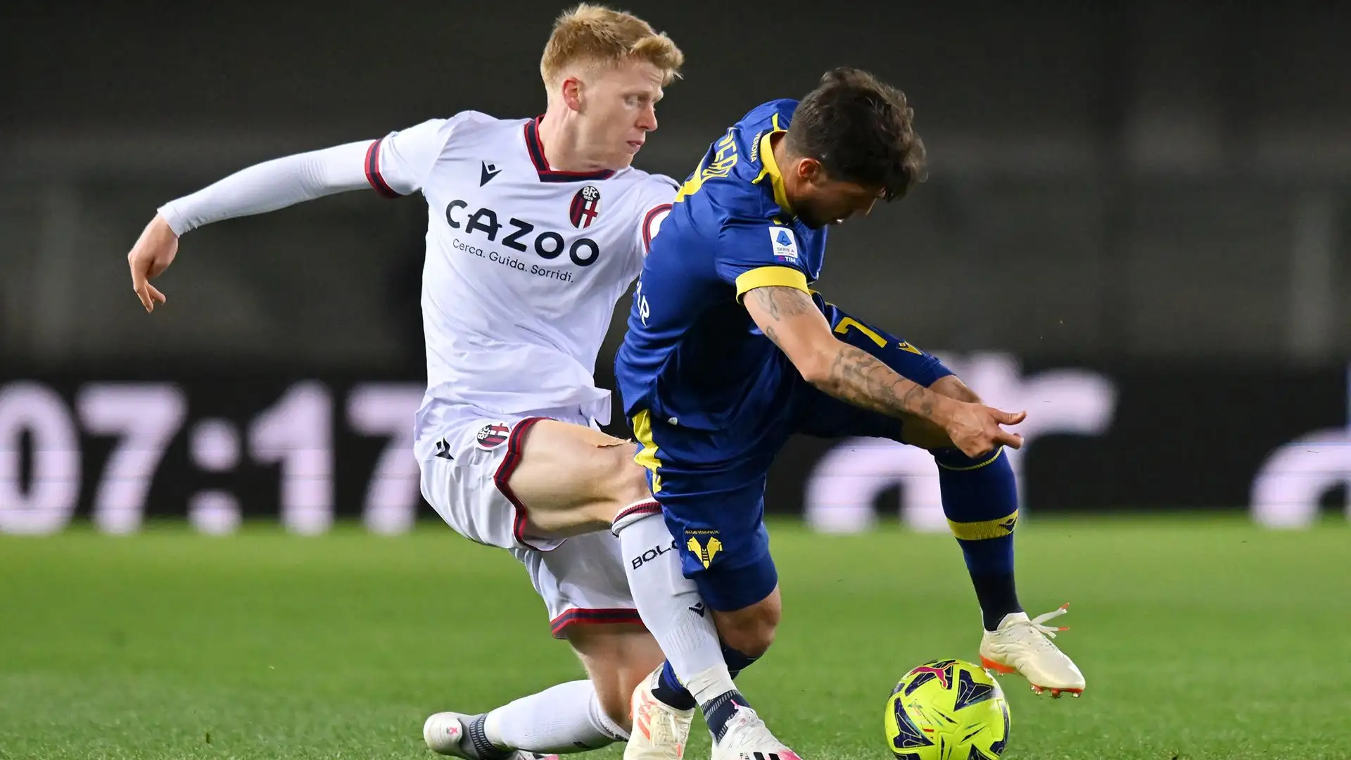 La squadra gialloblù ha vinto per 2-1