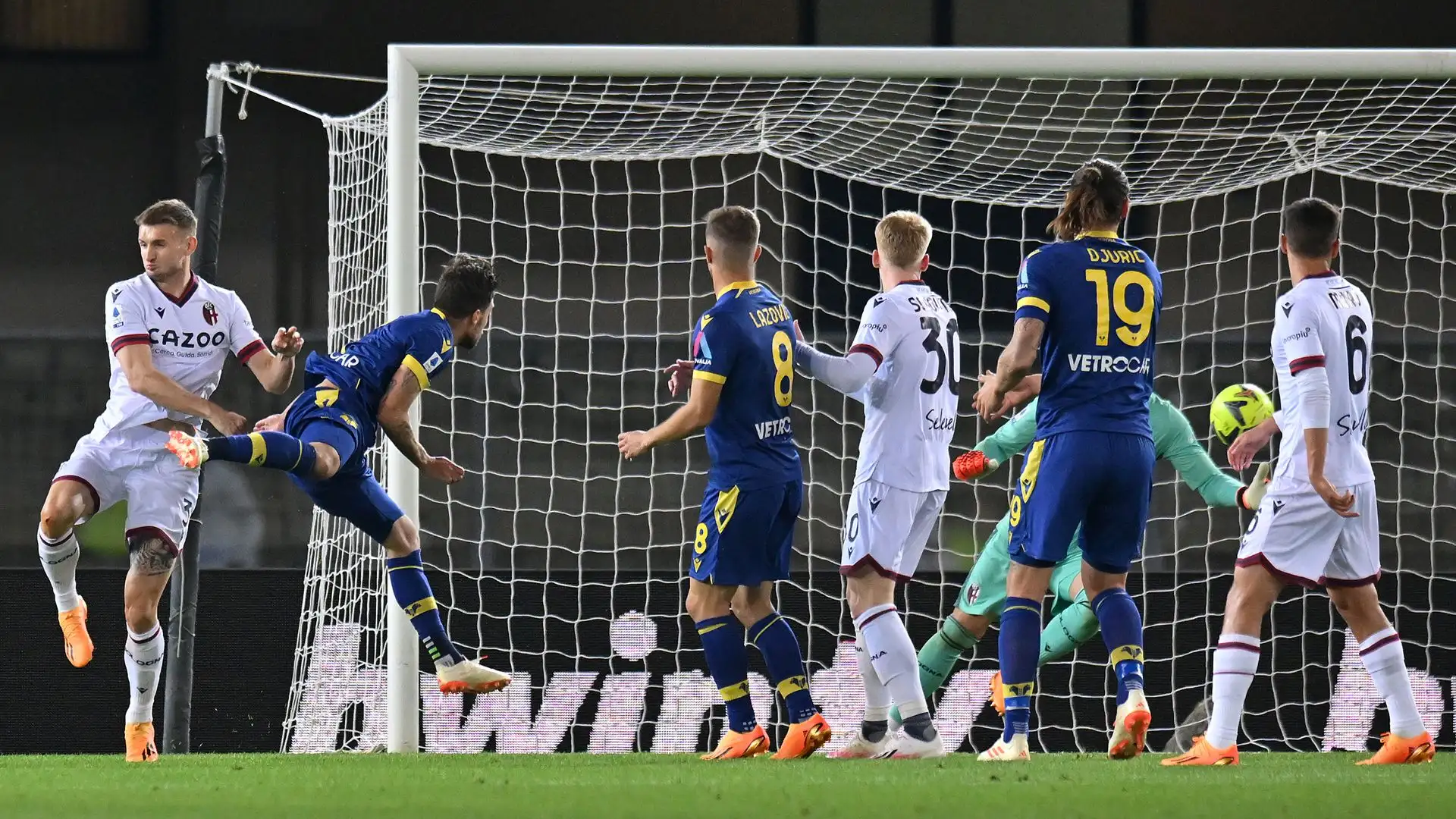 Grande protagonista del match Simone Verdi