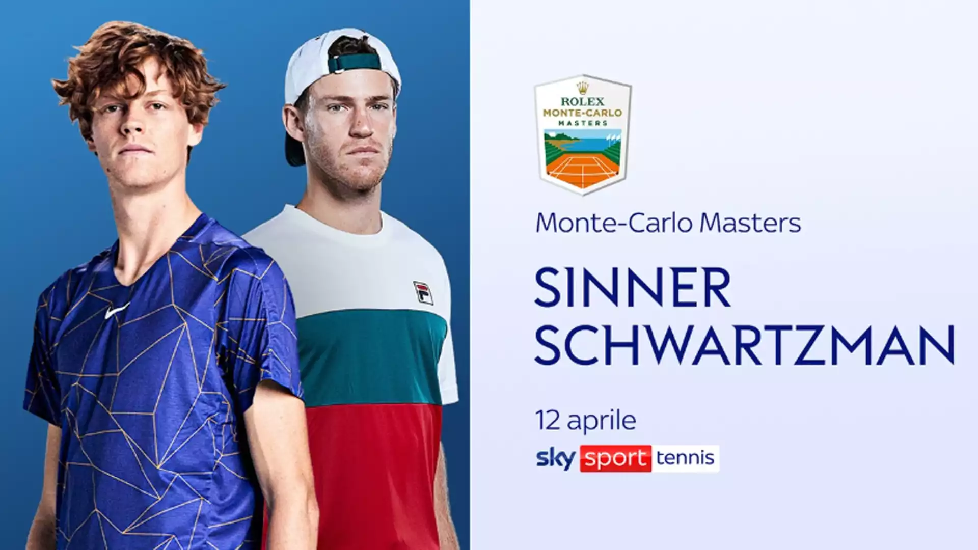 Jannik Sinner-Diego Schwartzman in diretta anche in chiaro