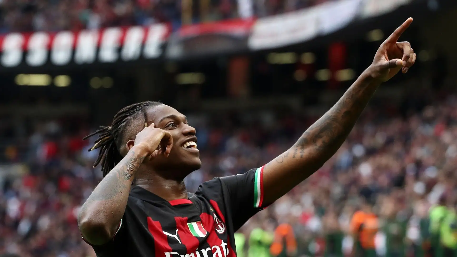 Nella partita contro il Lecce ha segnato Rafael Leão