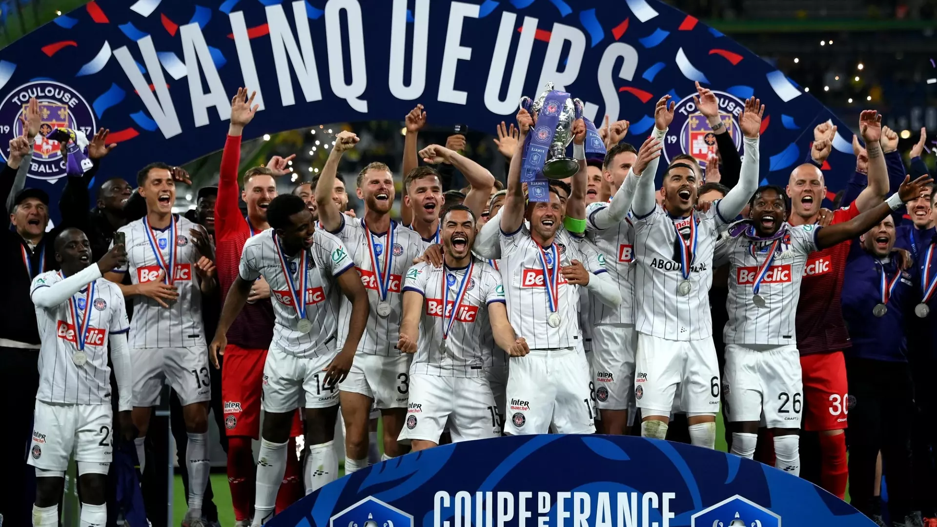 Il Tolosa ha vinto la Coppa di Francia con una goleada