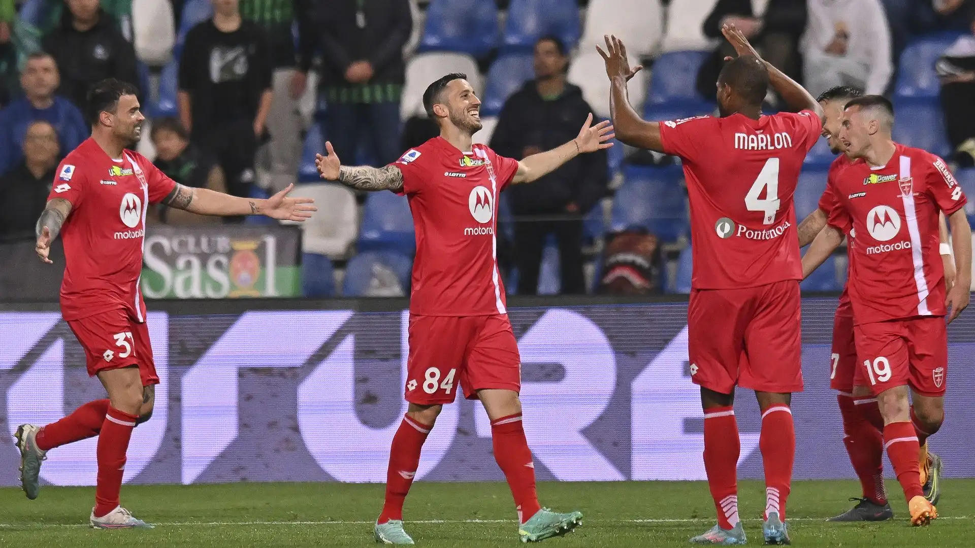 Il primo tempo si è chiuso a favore del Sassuolo
