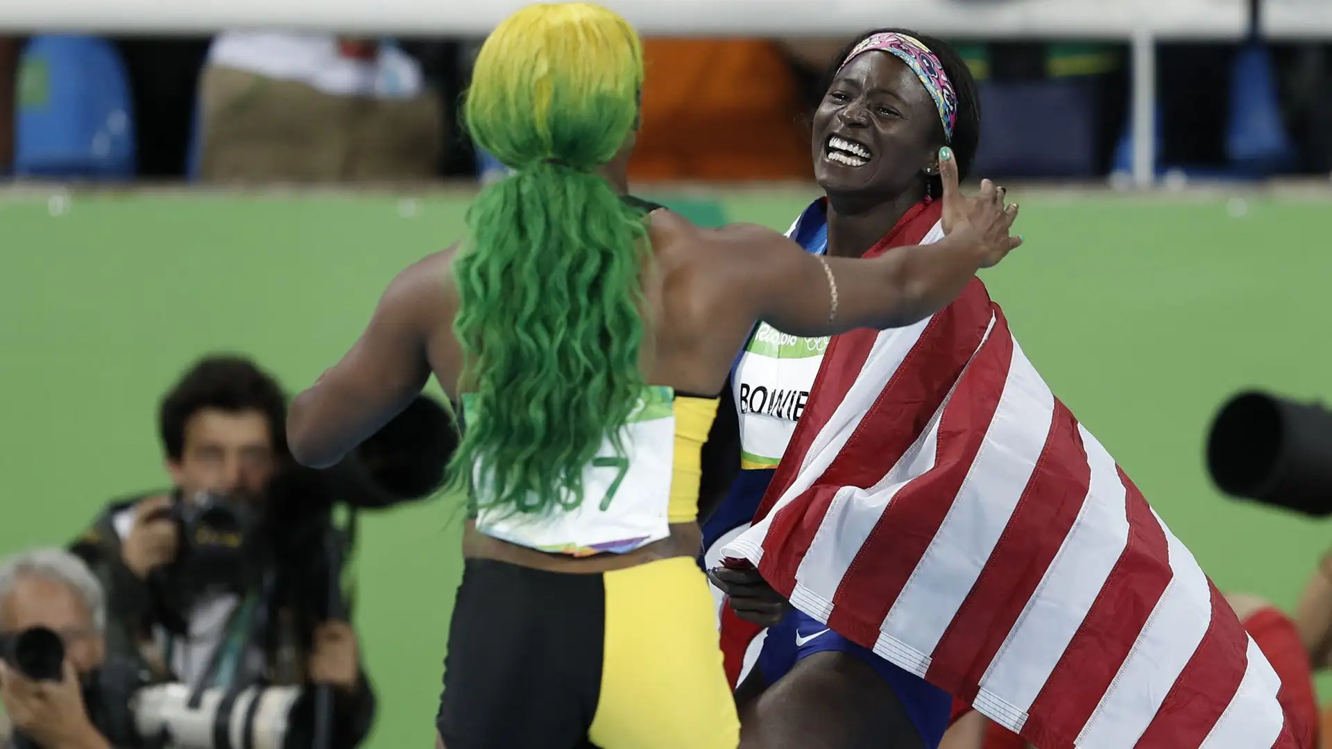 Qui è con Shelly-Ann Fraser-Pryce