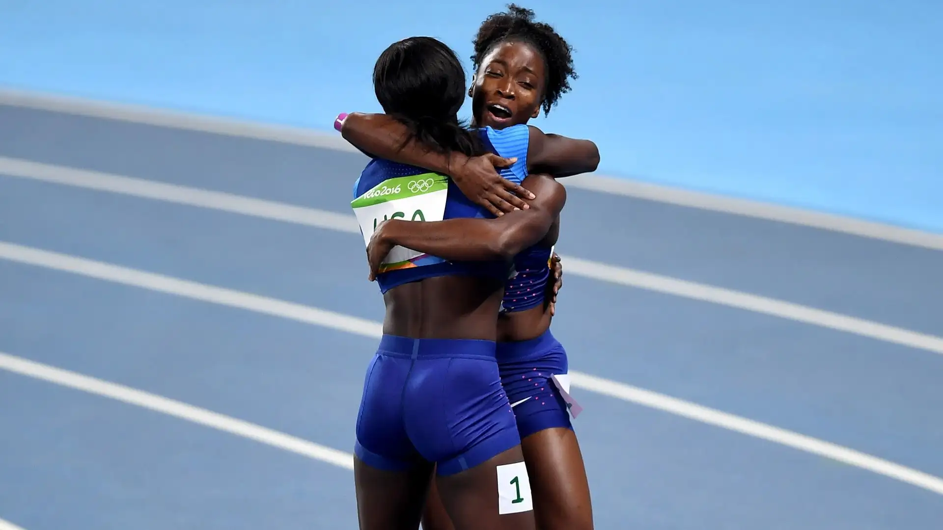 Nella 4x100 le statunitensi si presero una grandissima soddisfazione
