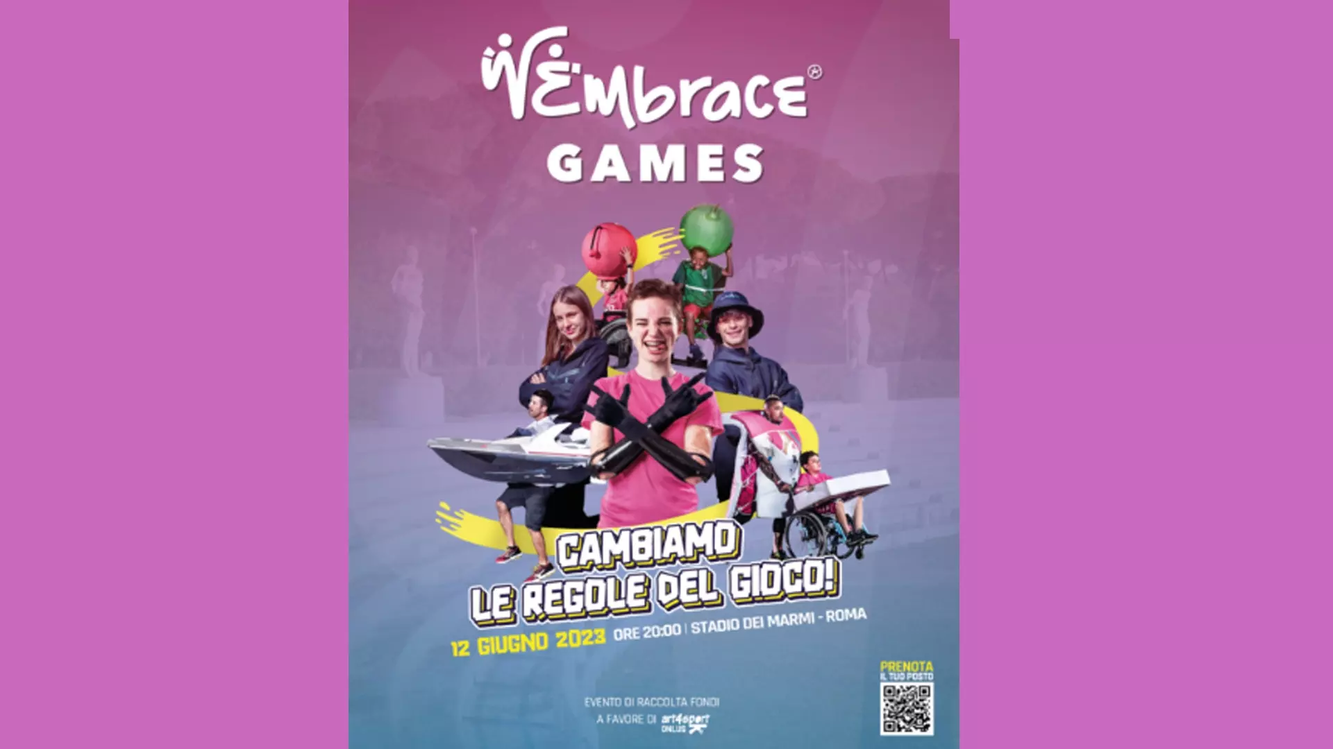 WEmbrace Games 2023: l’invito di Bebe Vio Grandis e Sara Baldo